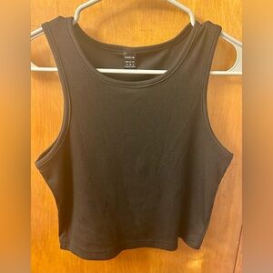 SHEIN Classic Black Ribbed Tank Top